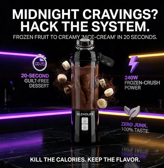 BlendLife Blaze™ Portable Blender (4000mAh Rechargeable)