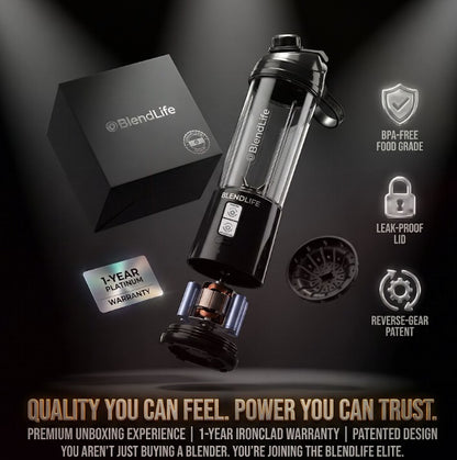 BlendLife Blaze™ Portable Blender (4000mAh Rechargeable)