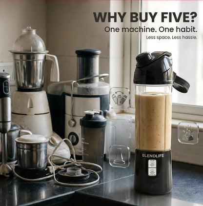BlendLife Blaze™ Portable Blender (4000mAh Rechargeable)