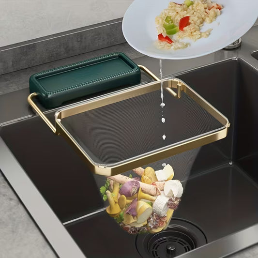 DrainCatch™ Collapsible Sink Strainer Rack