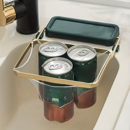 DrainCatch™ Collapsible Sink Strainer Rack