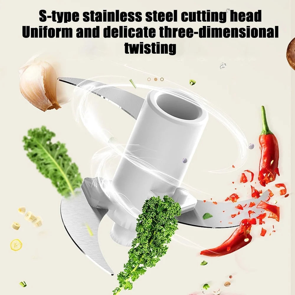 USB Rechargeable Mini Electric Chopper